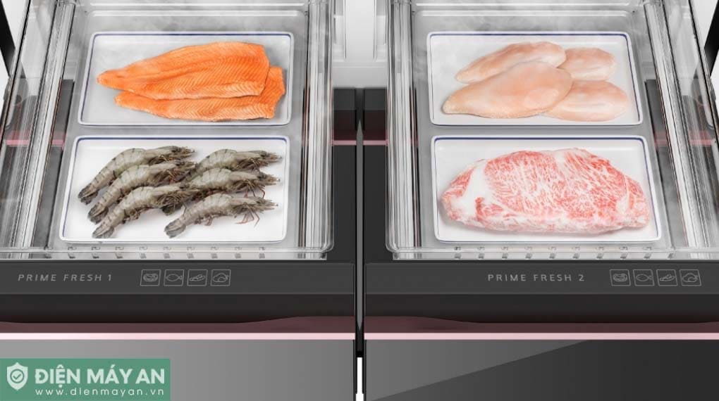 Tủ lạnh Panasonic Inverter 650 lít Multi Door NR-WY720ZMMV